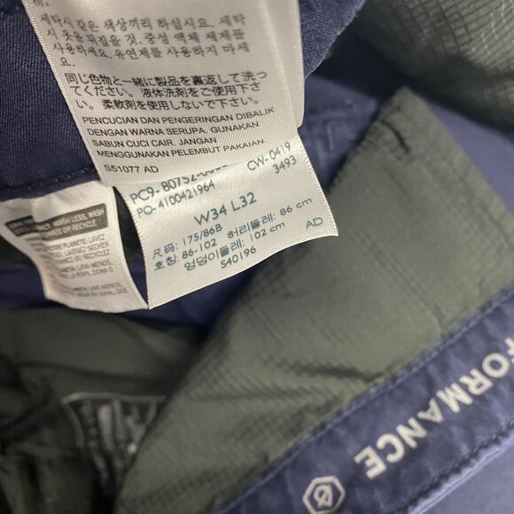 Levis Pants Mens 34x32 Blue Performance Stretch Comfort Mid Rise Straight Leg - Picture 10 of 14